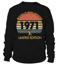 Load image into Gallery viewer, Birthday Retro LV  Limited Edition 1971 premium unisex t-shirts, hoodies, sweatshirts - DT19.DT19.R