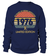 Load image into Gallery viewer, Birthday Retro LV  Limited Edition 1976 premium unisex t-shirts, hoodies, sweatshirts - DT19.DT19.R