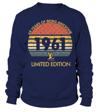 Load image into Gallery viewer, Birthday Retro LV  Limited Edition 1961 premium unisex t-shirts, hoodies, sweatshirts - DT19.DT19.R
