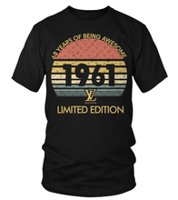 Load image into Gallery viewer, Birthday Retro LV  Limited Edition 1961 premium unisex t-shirts, hoodies, sweatshirts - DT19.DT19.R