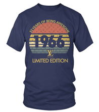 Load image into Gallery viewer, Birthday Retro LV  Limited Edition 1966 premium unisex t-shirts, hoodies, sweatshirts - DT19.DT19.R