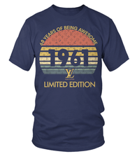 Load image into Gallery viewer, Birthday Retro LV  Limited Edition 1961 premium unisex t-shirts, hoodies, sweatshirts - DT19.DT19.R