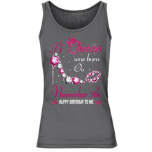 Load image into Gallery viewer, A queen was born on November 08th unisex t-shirt, women t-shirt, tank top, hoodie - Q01.DP23.C