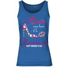Load image into Gallery viewer, A queen was born on November 01st unisex t-shirt, women t-shirt, tank top, hoodie - Q01.DP23.C