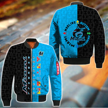 Load image into Gallery viewer, ASMMLB115 | Bomber Jacket | Miami Marlins Set