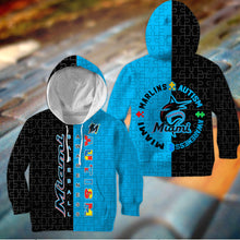 Load image into Gallery viewer, ASMMLB115 | Kid Sweatshirt | Miami Marlins Set