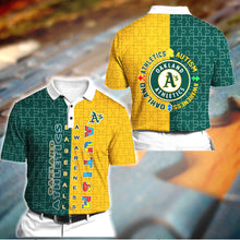 Load image into Gallery viewer, ASMMLB120 | Polo T-shirt | Oakland Athletics Set