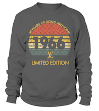 Load image into Gallery viewer, Birthday Retro LV  Limited Edition 1966 premium unisex t-shirts, hoodies, sweatshirts - DT19.DT19.R