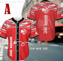 Load image into Gallery viewer, Atlanta Hawks Polo T-shirt, Atlanta Hawks Jersey shirt