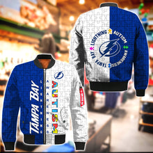 Load image into Gallery viewer, ASMNHL107 | Bomber Jacket | Tampa Bay Lightning Set