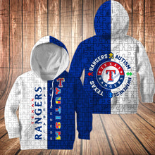 Load image into Gallery viewer, ASMMLB128 | Kid Sweatshirt |Texas Rangers Set