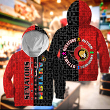 Load image into Gallery viewer, ASMNHL106 | Kid Sweatshirt | Ottawa Senators Set