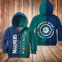 Load image into Gallery viewer, ASMMLB125 | Kid Sweatshirt | Seattle Mariners Set
