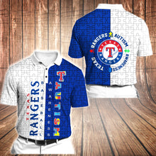 Load image into Gallery viewer, ASMMLB128 | Polo T-shirt |Texas Rangers Set