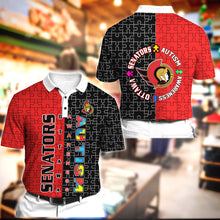 Load image into Gallery viewer, ASMNHL106 | Polo T-shirt | Ottawa Senators Set