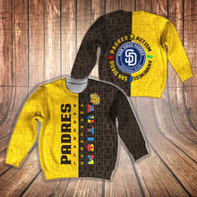 Load image into Gallery viewer, ASMMLB123 | Kid Sweatshirt | San Diego Padress Set