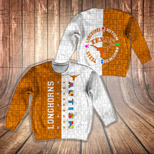 Load image into Gallery viewer, ASMNCAA112 | Kid Sweatshirt | Texas Longhorns Set