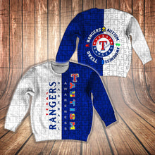 Load image into Gallery viewer, ASMMLB128 | Kid Sweatshirt |Texas Rangers Set