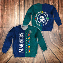 Load image into Gallery viewer, ASMMLB125 | Kid Sweatshirt | Seattle Mariners Set