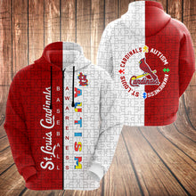 Load image into Gallery viewer, ASMMLB126 | Zipper Hoodie | St.Louis Cardinals Set