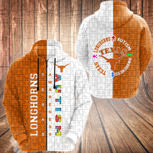 Load image into Gallery viewer, ASMNCAA112 | Zipper Hoodie | Texas Longhorns Set