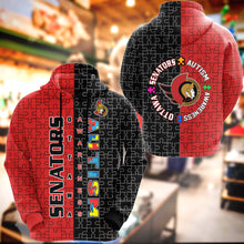 Load image into Gallery viewer, ASMNHL106 | Zipper Hoodie | Ottawa Senators Set