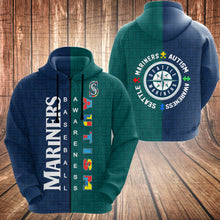 Load image into Gallery viewer, ASMMLB125 | Zipper Hoodie | Seattle Mariners Set