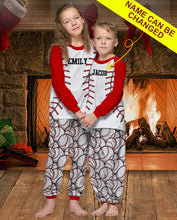 Load image into Gallery viewer, Baseball Pajamas Family 02, Baseball Matching Christmas Pajamas, Gift For Christmas