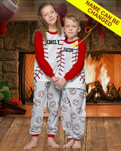 Load image into Gallery viewer, Baseball Pajamas Family 03, Baseball Matching Christmas Pajamas, Gift For Christmas