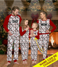 Load image into Gallery viewer, Baseball Pajamas Family 01 , Baseball Matching Christmas Pajamas, Gift For Christmas