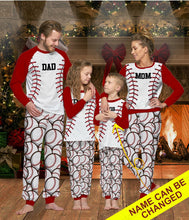 Load image into Gallery viewer, Baseball Pajamas Family 02, Baseball Matching Christmas Pajamas, Gift For Christmas