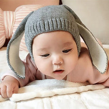 Load image into Gallery viewer, Autumn Winter Toddler Infant Knitted Baby Hat Adorable Rabbit Long Ear Hat Baby