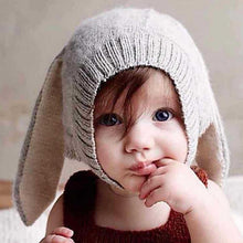 Load image into Gallery viewer, Autumn Winter Toddler Infant Knitted Baby Hat Adorable Rabbit Long Ear Hat Baby