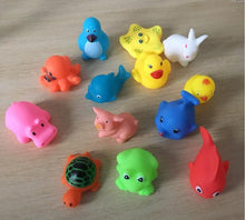 Load image into Gallery viewer, 13 Pcs Toys Colorful Soft Floating Rubber Duck Bathing Toy