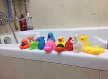 Load image into Gallery viewer, 13 Pcs Toys Colorful Soft Floating Rubber Duck Bathing Toy