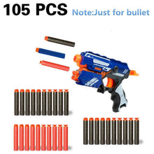 Load image into Gallery viewer, 105pcs 7.2cm soft bullet for children bullets for nerf toy gun