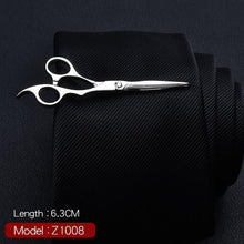 Load image into Gallery viewer, 1 Piece Feather Glasses Anchor Mustache Key Shape Silver Metal Tie Clip for Men