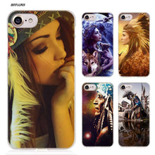 Load image into Gallery viewer, BiNFUL Indian feathers native american Hard Clear Case Cover Coque for iPhone X 6 6s 7 8 Plus 5s SE 5 4s 4 5c