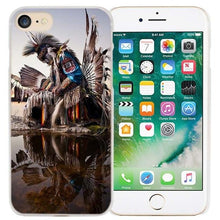 Load image into Gallery viewer, BiNFUL Indian feathers native american Hard Clear Case Cover Coque for iPhone X 6 6s 7 8 Plus 5s SE 5 4s 4 5c
