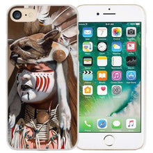 Load image into Gallery viewer, BiNFUL Indian feathers native american Hard Clear Case Cover Coque for iPhone X 6 6s 7 8 Plus 5s SE 5 4s 4 5c