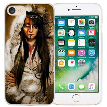 Load image into Gallery viewer, BiNFUL Indian feathers native american Hard Clear Case Cover Coque for iPhone X 6 6s 7 8 Plus 5s SE 5 4s 4 5c