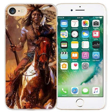 Load image into Gallery viewer, BiNFUL Indian feathers native american Hard Clear Case Cover Coque for iPhone X 6 6s 7 8 Plus 5s SE 5 4s 4 5c