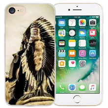 Load image into Gallery viewer, BiNFUL Indian feathers native american Hard Clear Case Cover Coque for iPhone X 6 6s 7 8 Plus 5s SE 5 4s 4 5c