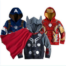Load image into Gallery viewer, Avengers/ Iron Man/ Thor/ Spider Man/ Children Hoodies
